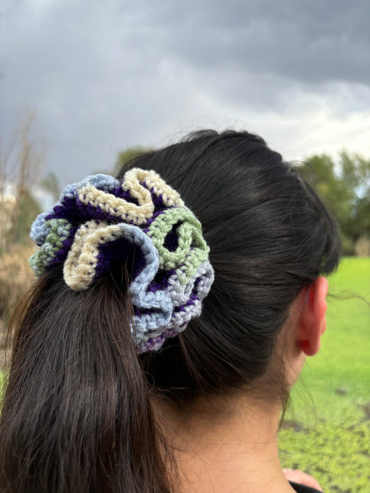 Large Handmade Crochet Scrunchie