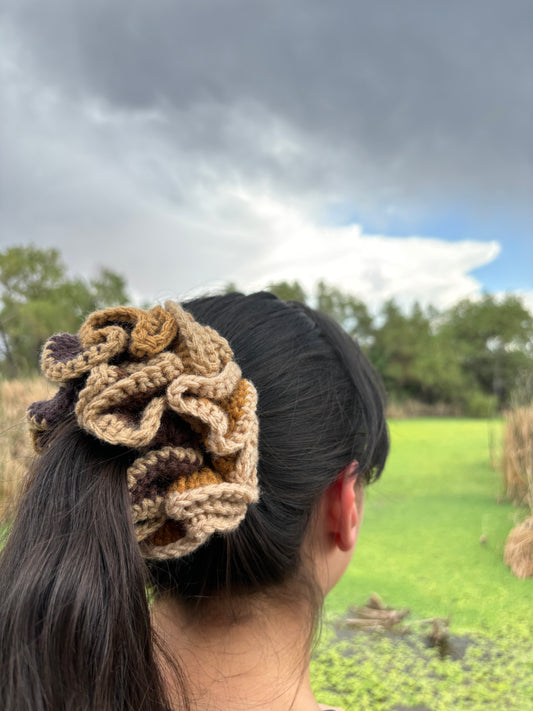 Jumbo Handmade Crochet Scrunchie