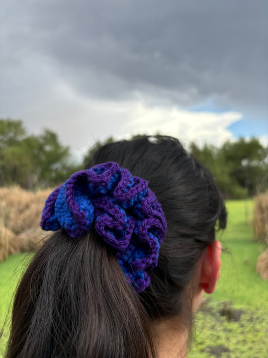 Large Handmade Crochet Scrunchie