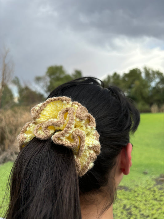 Large Handmade Crochet Scrunchie
