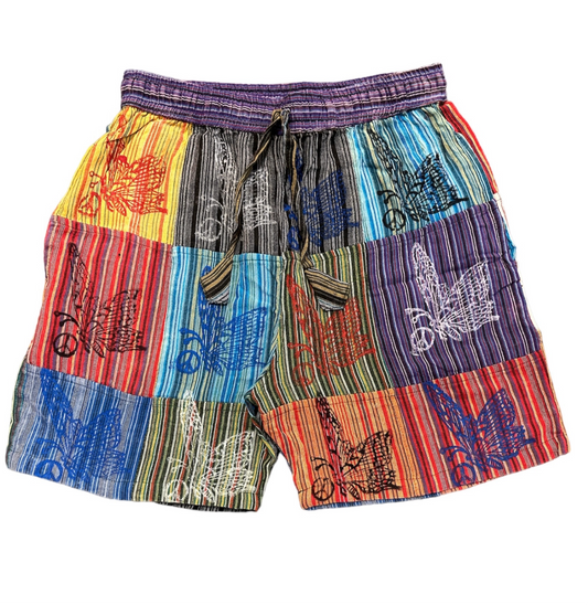 Butterfly Patchwork Shorts