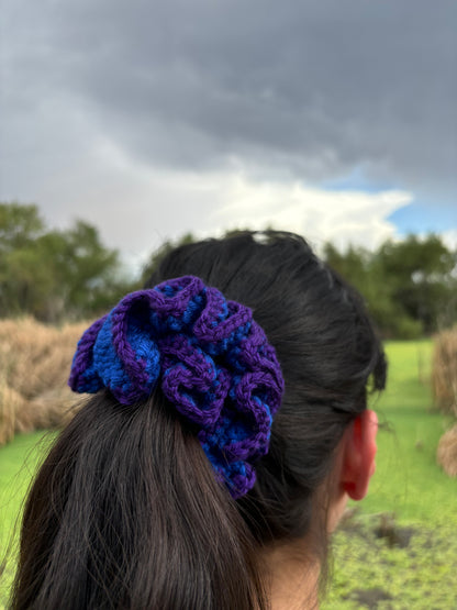 Large Handmade Crochet Scrunchie